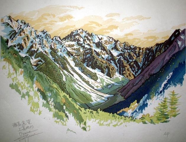 NO-41 「穂高遠望」