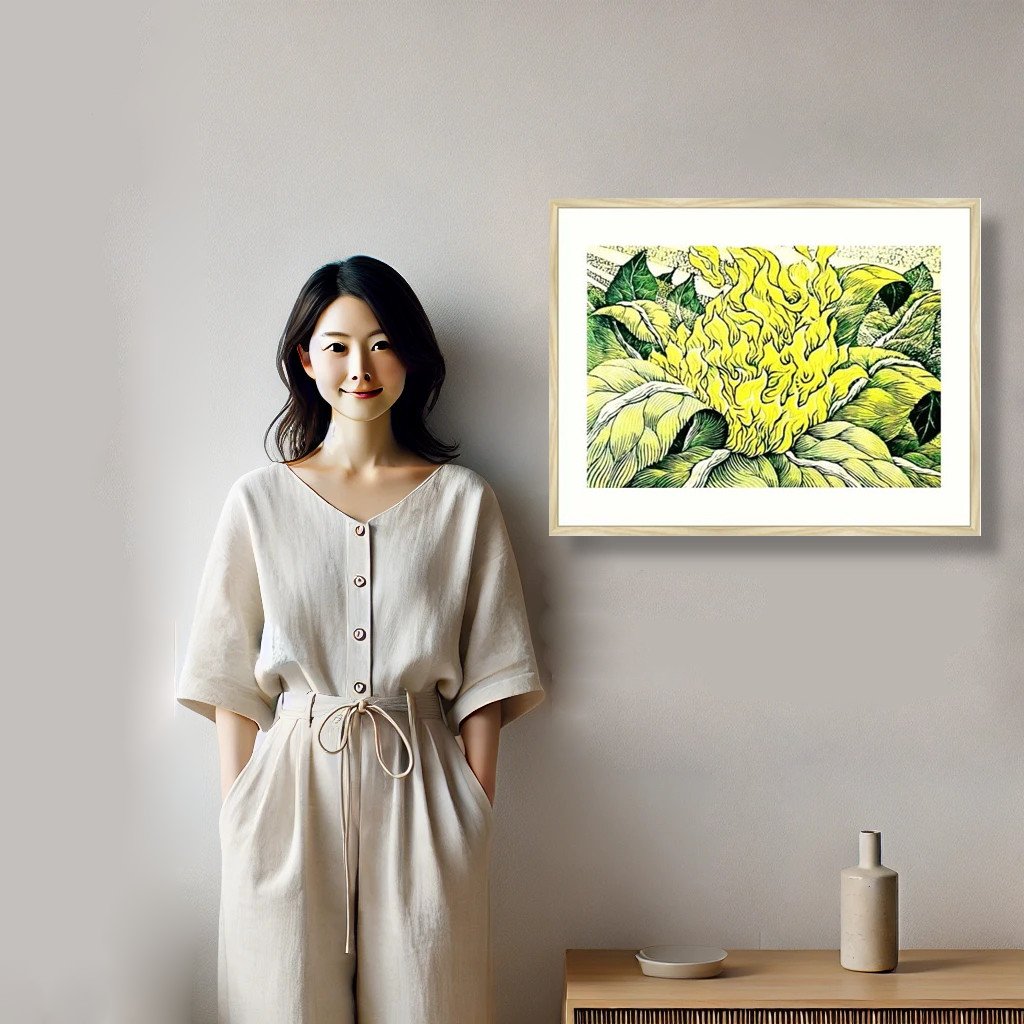 人物と絵