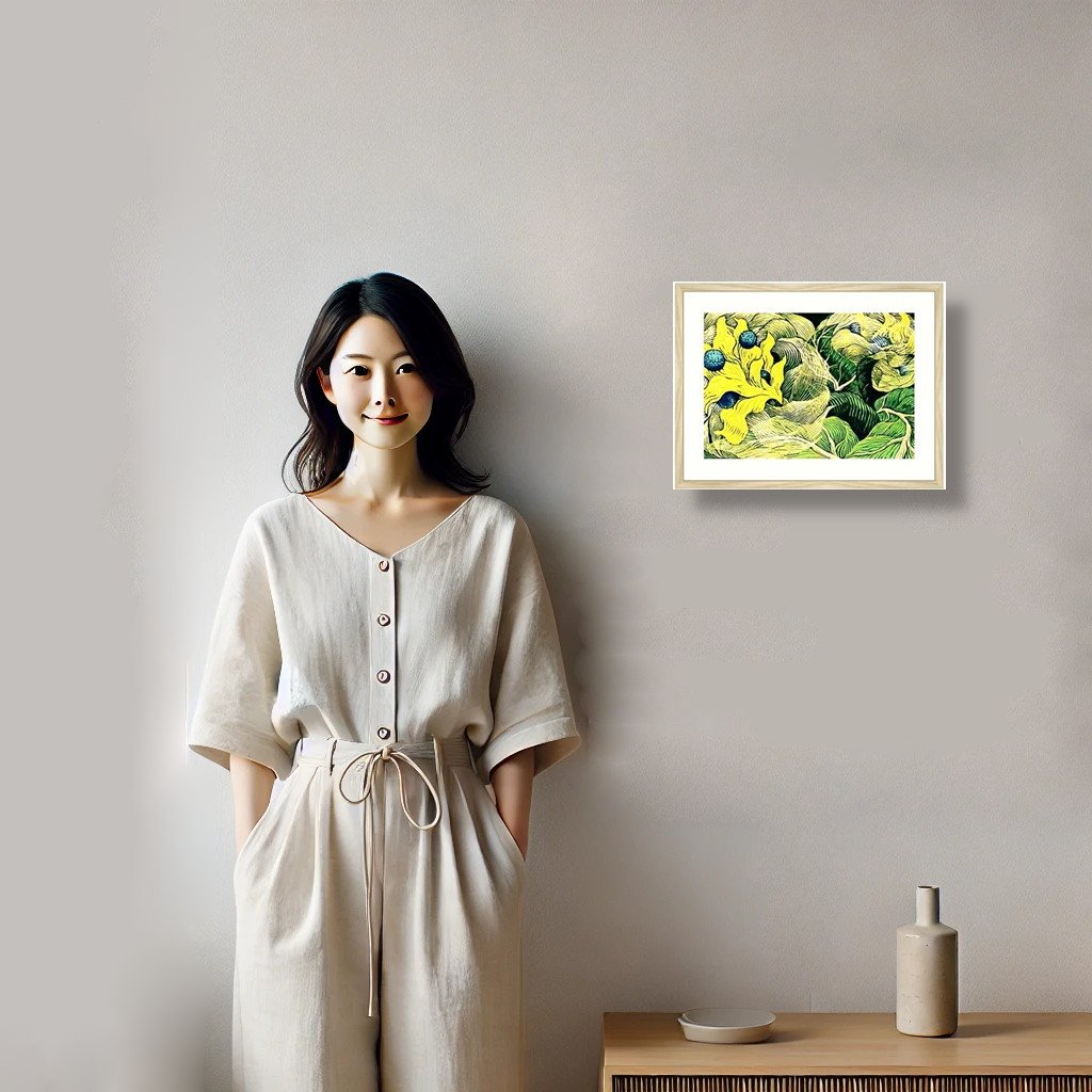 人物と絵