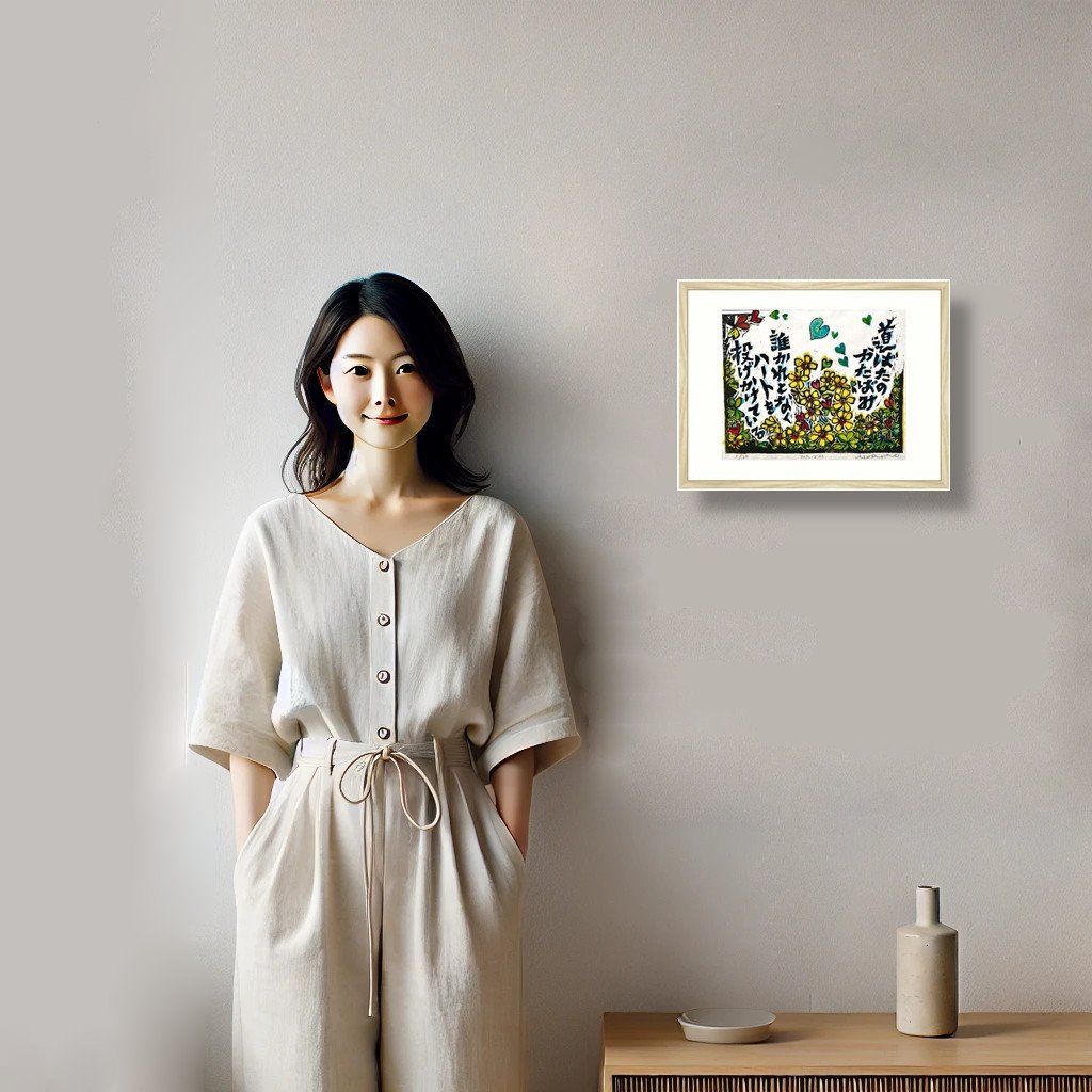人物と絵