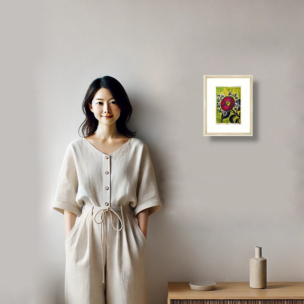 人物と絵