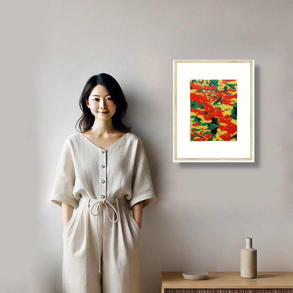 人物と絵