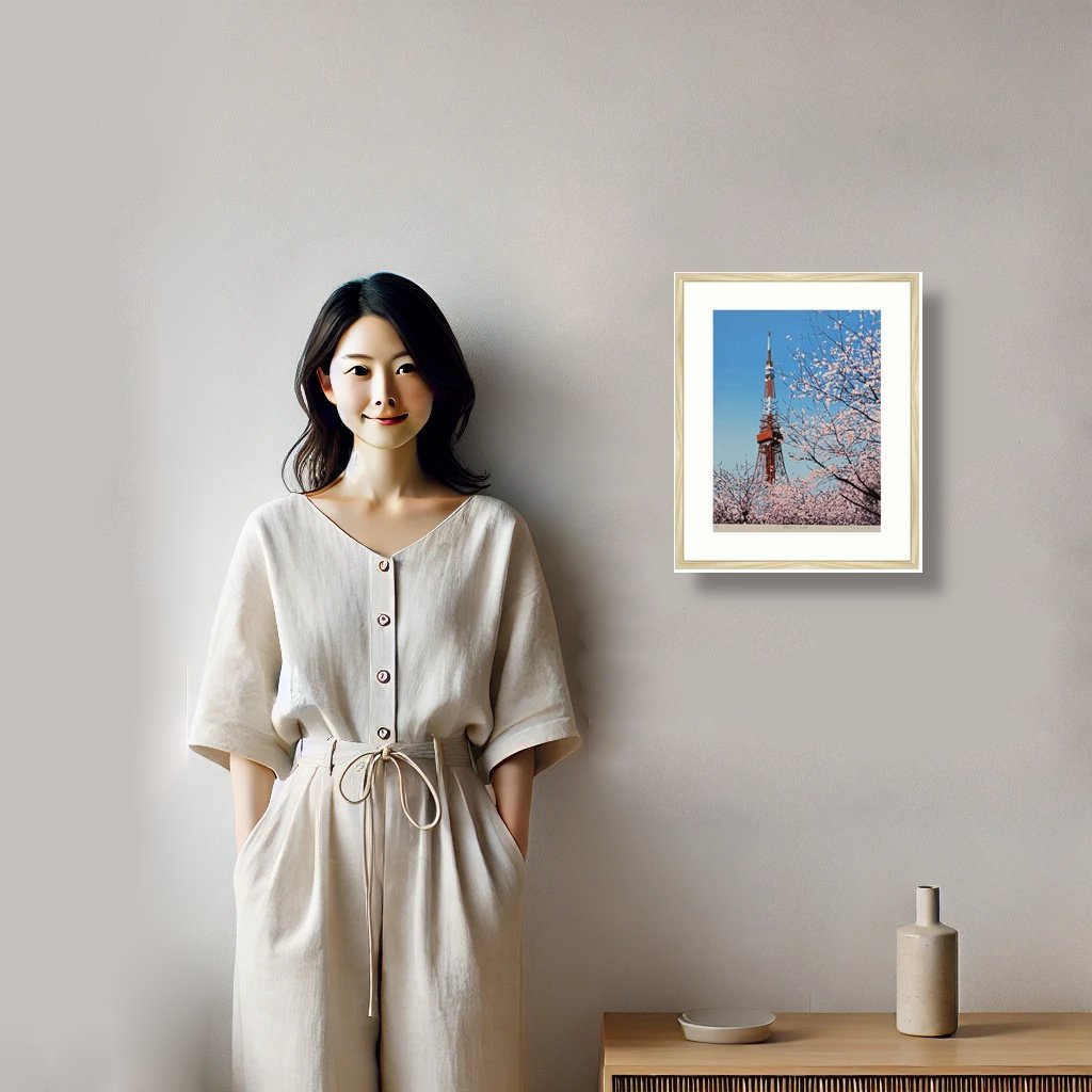 人物と絵