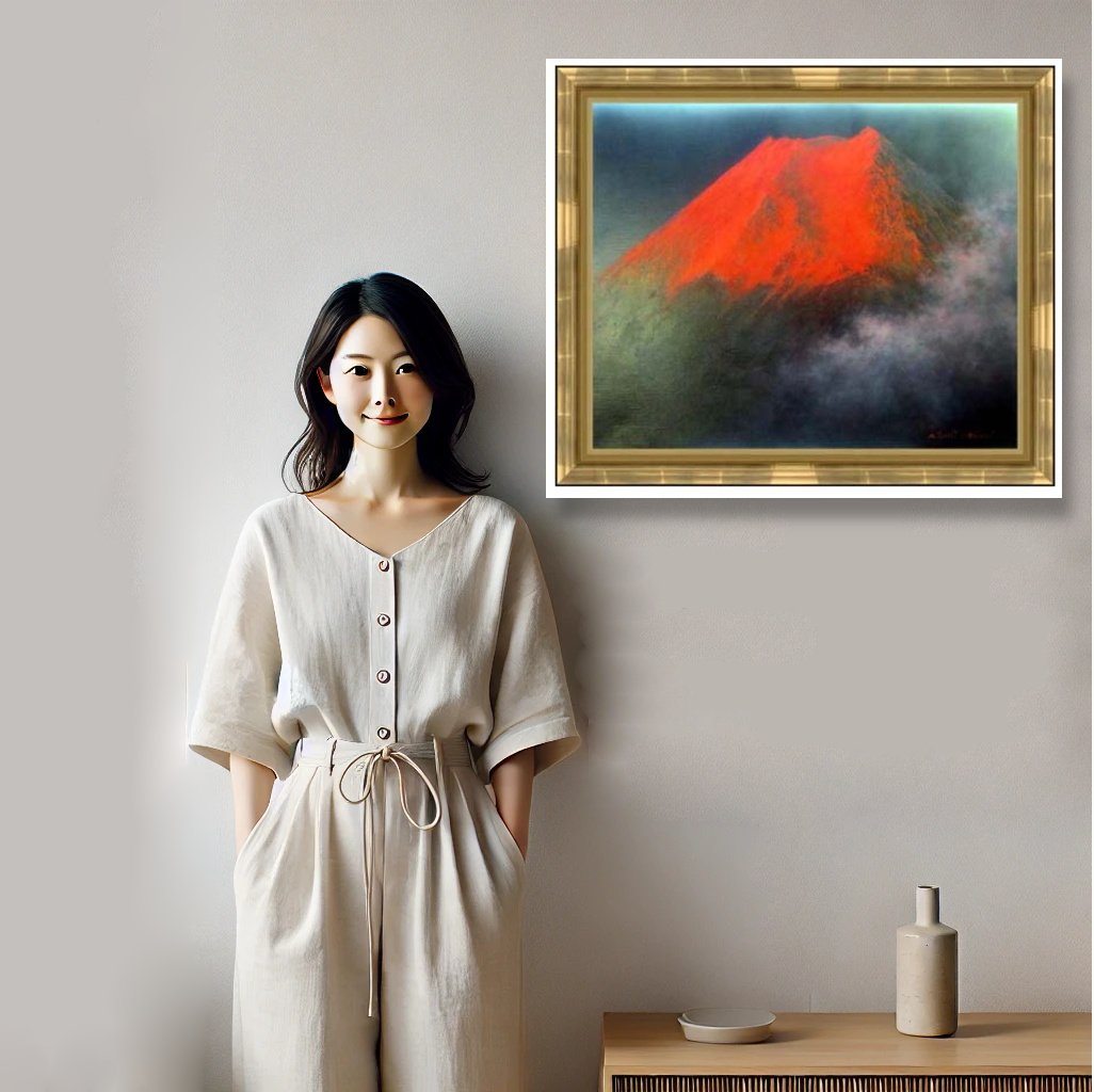 人物と絵