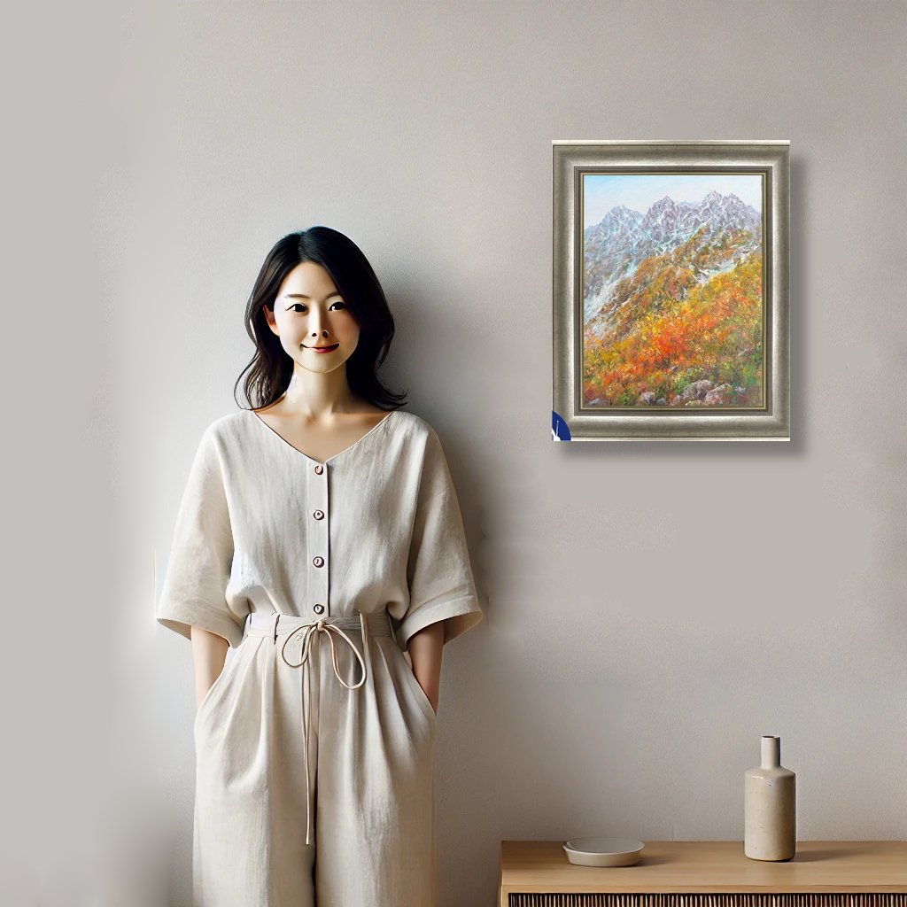 人物と絵
