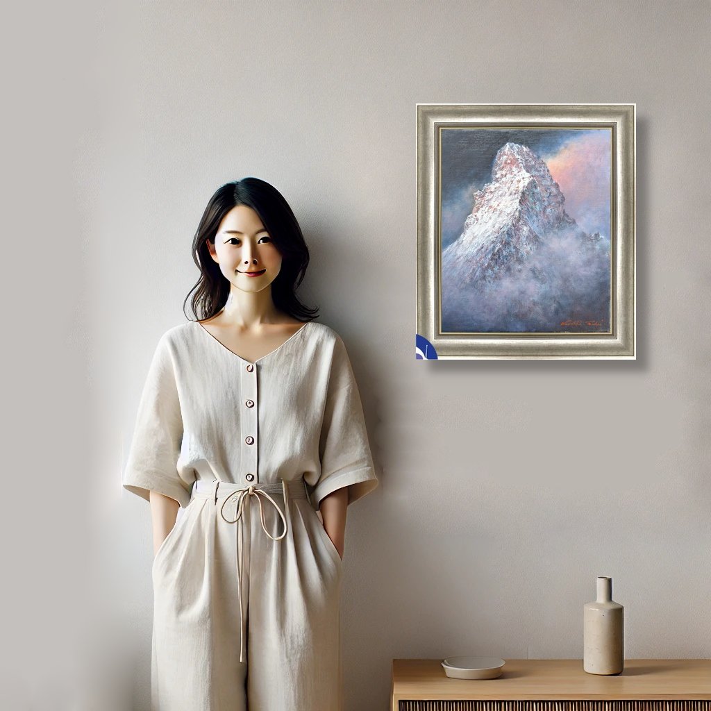 人物と絵