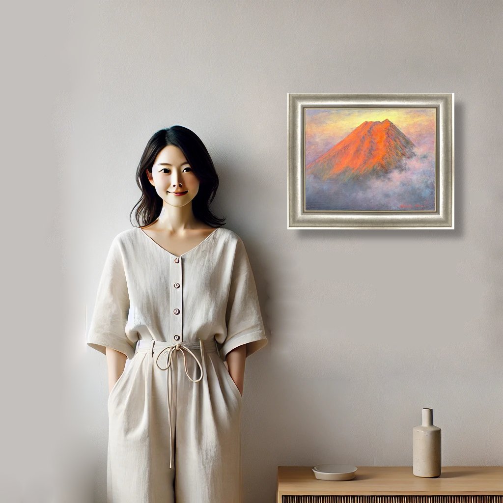 人物と絵