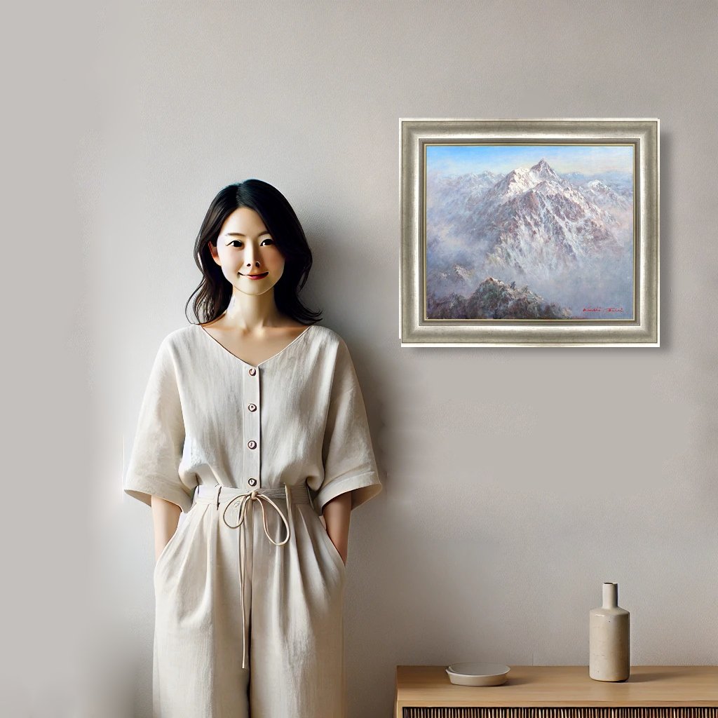 人物と絵