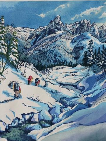No.207　「山に入る日　横岳へ」